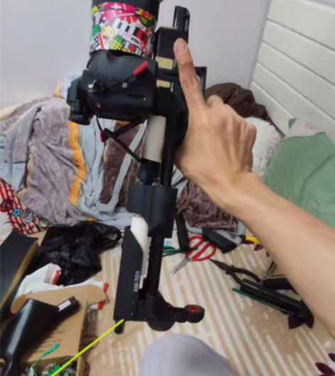 包邮战术摄影肩托，枪型摄影支架，快拆分体设...