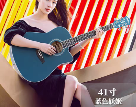 转卖吉他初学者男女学生新手入门练习40寸4...