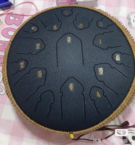 空灵鼓，D调14寸15音，九九新，送鼓棒，...