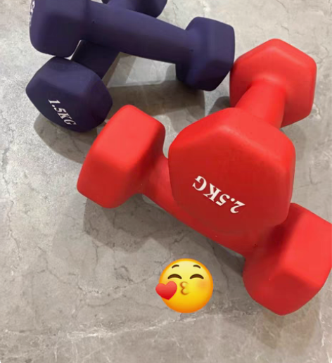 【特价包邮】六角哑铃男士健身家用器材一对运...