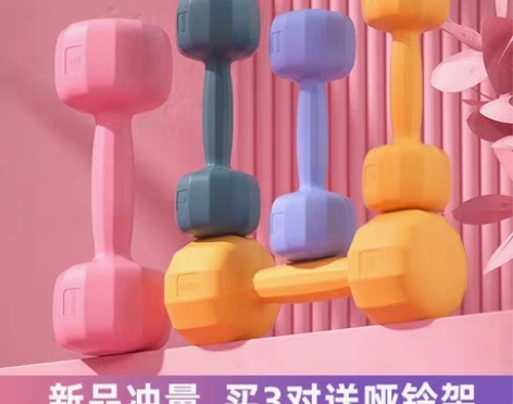 转卖朗威哑铃女士健身家用器材儿童男士套装组...