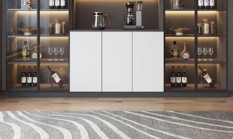 清仓处理实木餐边柜储物高柜一体靠墙简约客厅...