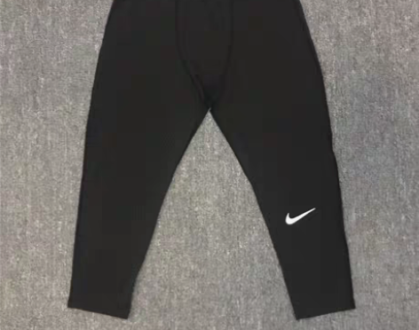包邮Nike七分紧身裤Pro男子篮球训练健...