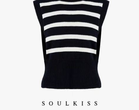 转卖SOULKISS百搭针织马甲 “DI@...