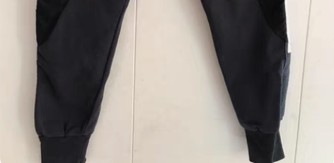 女士毛圈卫裤，侧面三道杠，裤长92，腰围平...