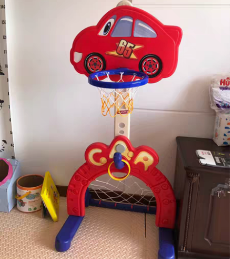 儿童篮球架室内 可升降 买来一直放家里，使...