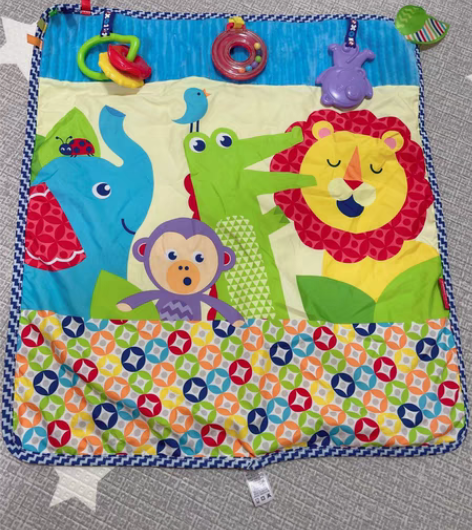 包邮费雪学爬婴幼地垫（全新） 小动物大聚会...