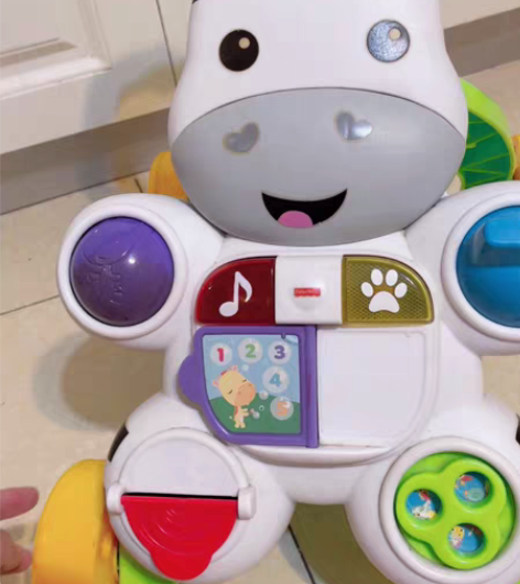 FisherPrice费雪二合一小斑马手推...