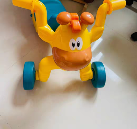 包邮美国小泰克婴幼儿滑行三轮童车长颈鹿玩具...