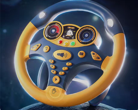 转卖儿童副驾驶方向盘玩具仿真模拟小汽车宝宝...