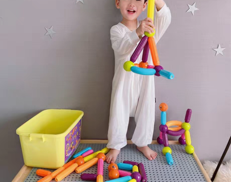 转卖纽奇磁力棒，超大号防误吞，儿童早教益智...