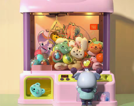 转卖贝思迪儿童抓娃娃机夹公仔机投币小型家用...