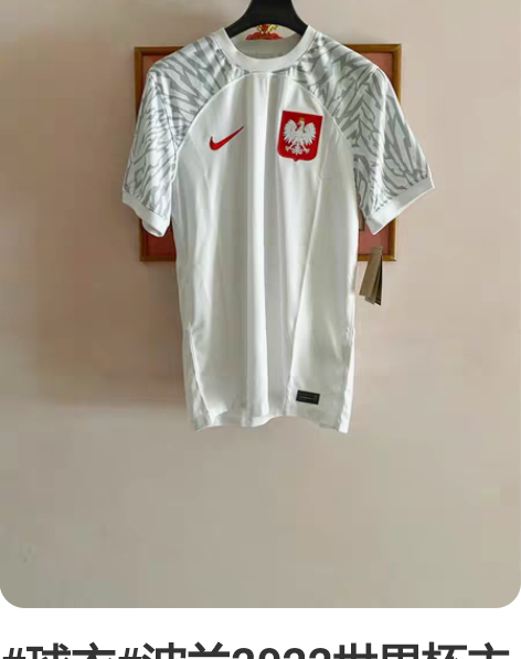 #球衣#波兰2022世界杯主场球迷版球衣系...