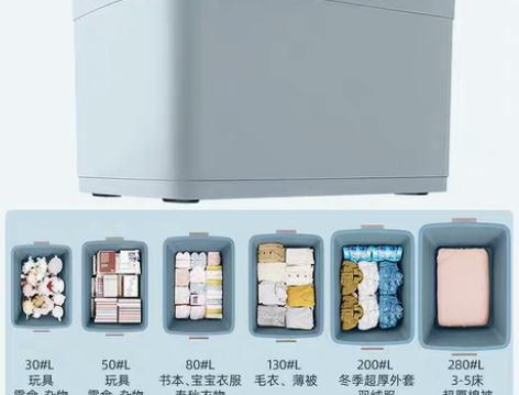 转卖佳帮手加厚特大号收纳箱塑料衣服储物盒衣...