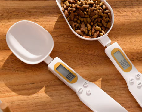 转卖猫粮勺猫粮铲狗粮勺子长柄电子计量称重勺...