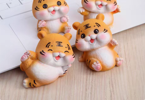转卖【双12价】可爱网红老虎吉祥物生肖卡通...
