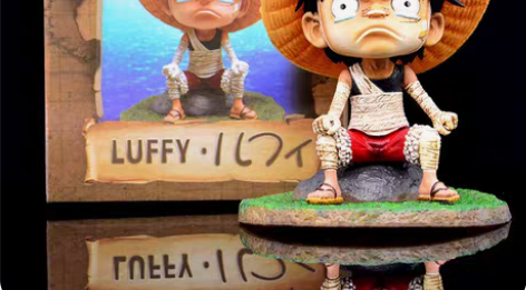 包邮优质祖国版 海贼王Q版童年GK绷带路飞...