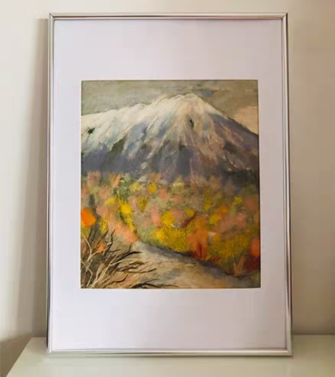 包邮富士山@回流纯手工制日料店铺装饰日本和...