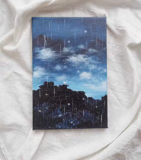 包邮【丙烯·SEA】纯手绘油画装饰画挂画包...