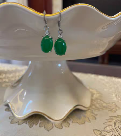 翡翠耳环 翡翠耳环 400一对￥223.9...