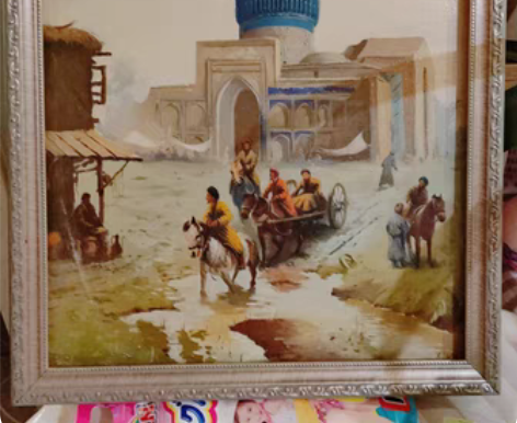 油画 公司倒闭 老外老板留下的 感兴趣的话...