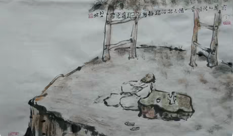 包邮书画名家手绘真迹 当代著名禅意书画家...