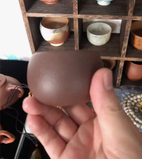 原矿紫砂杯 十年老紫泥 标本级全手工 一物...