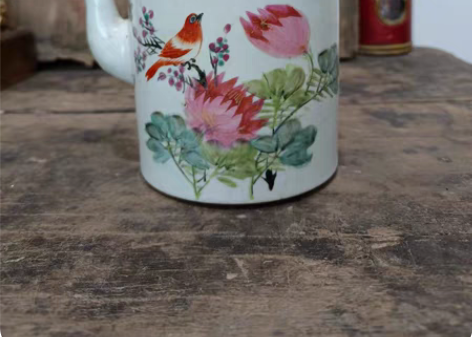 包邮清代花鸟茶壶 感兴趣的话点“我想要”和...