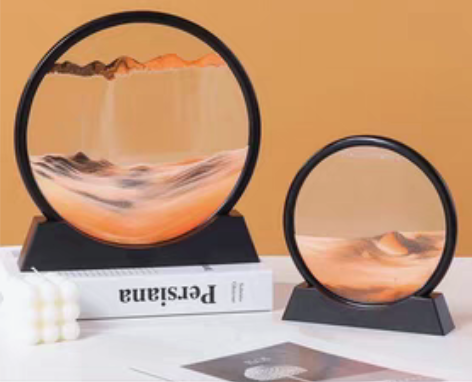 包邮创意流沙山水摆件工艺无痕沙漏? 感兴趣...