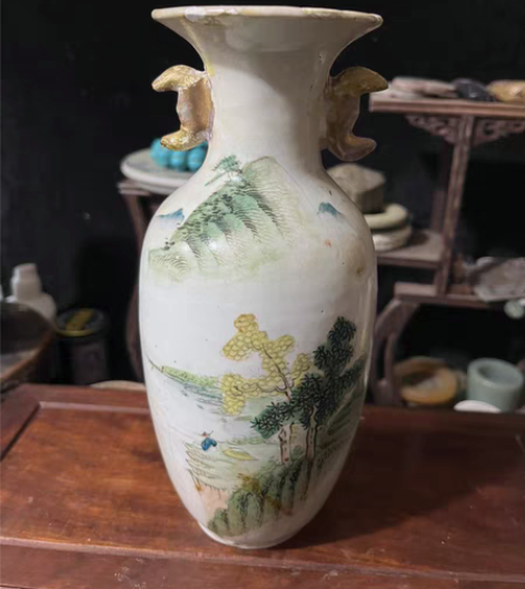 包邮清代小瓶子，有修复，图片都拍了出来，标...