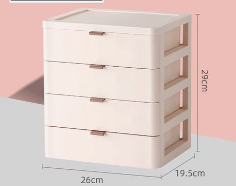 转卖【年货价】抽屉式桌面收纳盒书桌上小化妆...