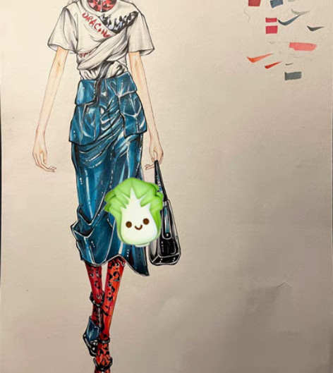 服装效果图代画 马克笔手绘 接临摹 款式图...