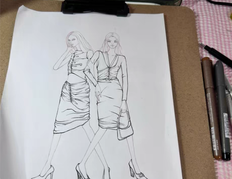 线稿、效果图、款式图......感兴趣可以...