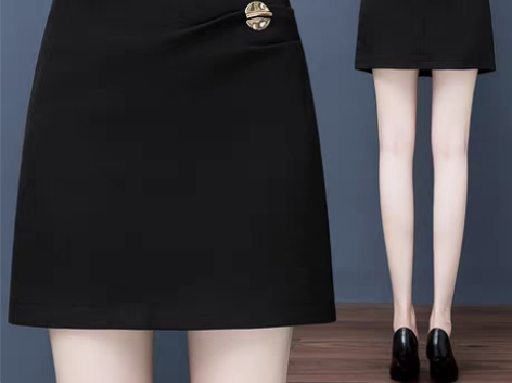 转卖a字短裙女2022新款一步裙西装包臀裙...