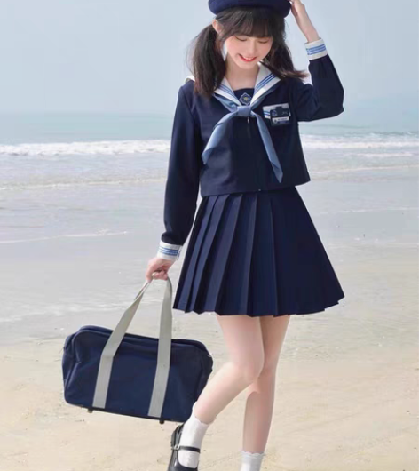 包邮【雾中】原创日系正版水手服jk制服春夏...