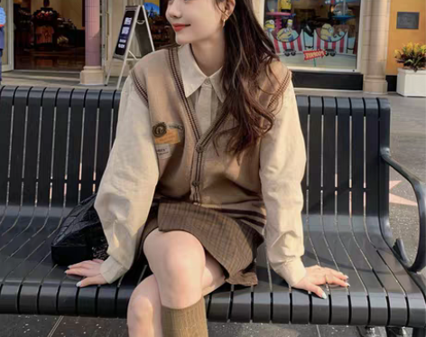转卖2022新款学院风穿搭英伦风日系JK制...
