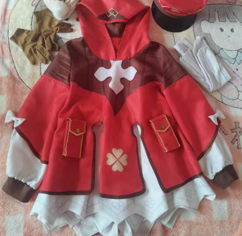 包邮原神—可莉cos（衣服大全套） 儿童c...