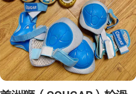 美洲狮(COUGAR)轮滑鞋儿童溜冰鞋 (...