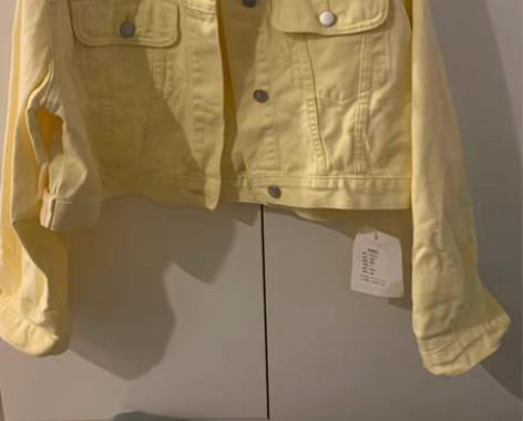 包邮M.FIVE SOUL 黄色牛仔外套 ...