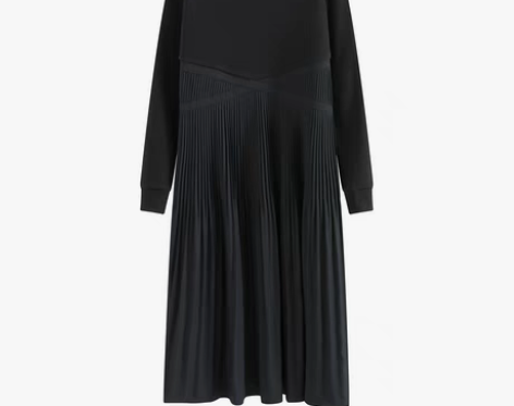 转卖MBJ2江江自制冬港风百褶大摆伞裙加厚...