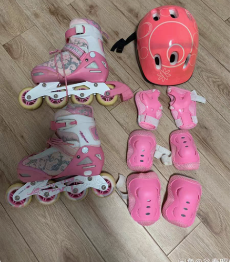 包邮TB轮滑鞋 旱冰鞋 码数：35-38，...