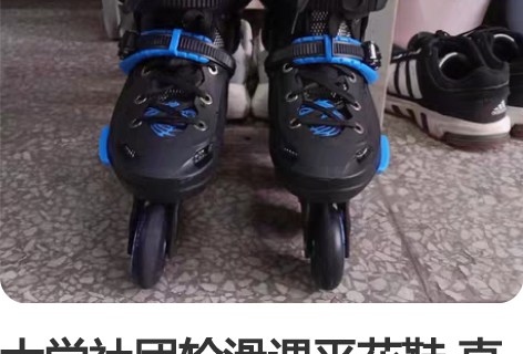 大学社团轮滑课平花鞋 直排轮分类：花式鞋 ...
