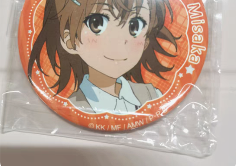 【出】某科学的超电磁炮周边正版吧唧 马口铁...