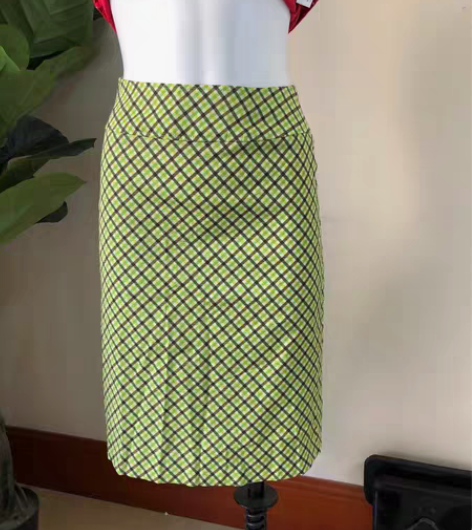 包邮685.泰国vintage绿格子复古中...