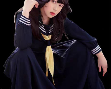 我是大哥大早川京子cos服 S码，穿一洗一...