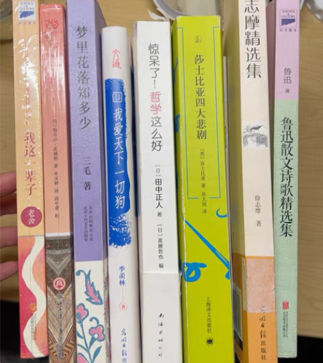 大学中学读物,近代散文小说,文学,名家经典...