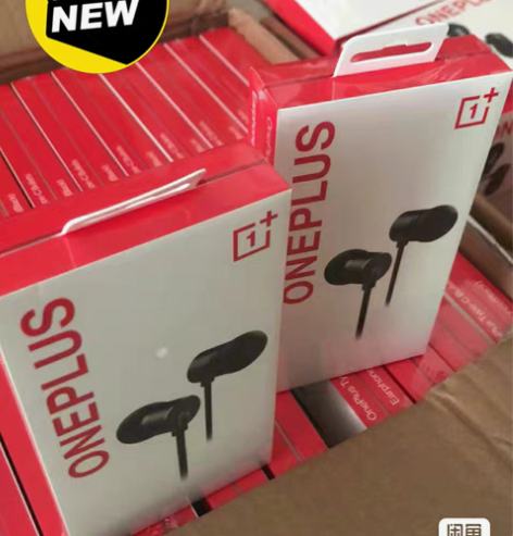 包邮一加银耳2T耳机，黑色全新未拆封大量现...