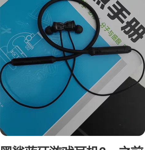 黑鲨蓝牙游戏耳机2，之前的黑鲨手机坏了，换...