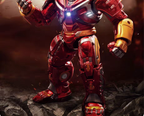 包邮中动正版漫威反浩克装甲钢铁侠手办 全新...