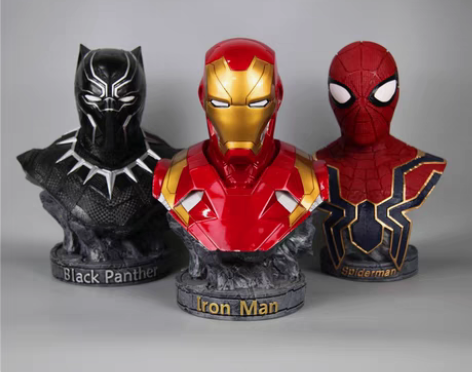 转卖复仇者联盟钢铁侠灭霸黑豹36厘米彩色胸...